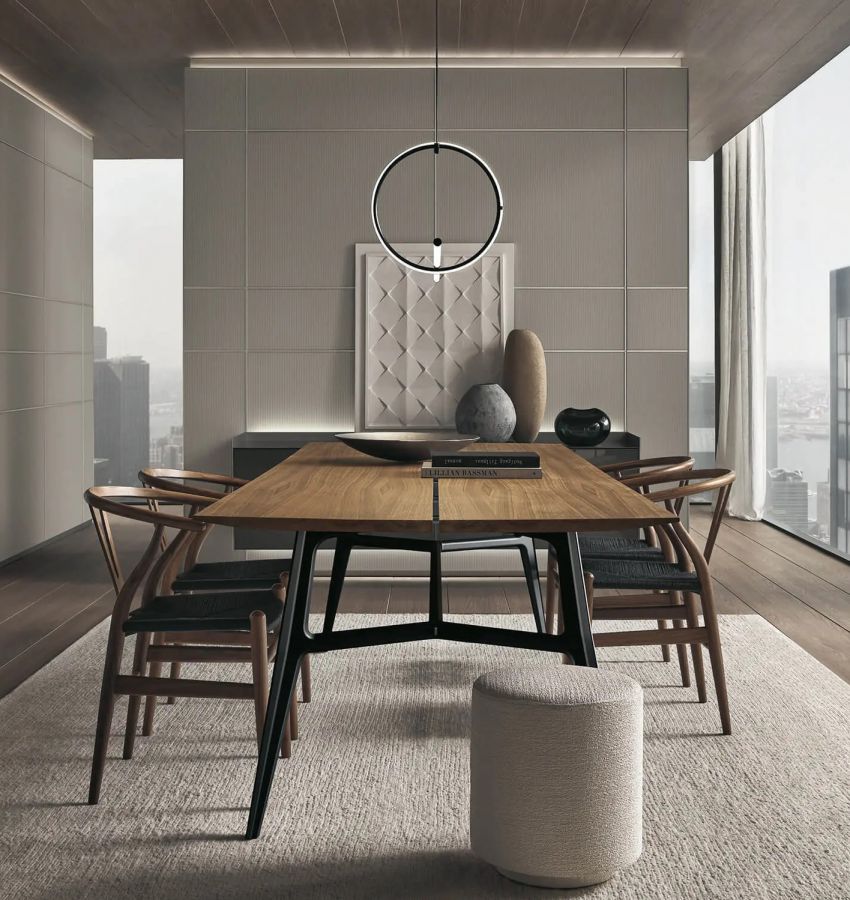 Структура, цвет 22 nero lucido, топ - шпон, цвет 15 noce. Ш 3000 В 759 Г 1040