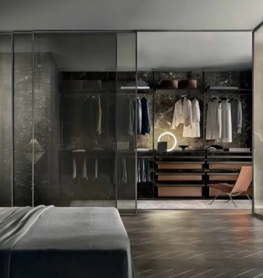 Структура, цвет 14 brown, аксессуары, отделка - синтетическая кожа, цвет 153 castoro, полки - цвет 25 меламин, цвет larice carbone