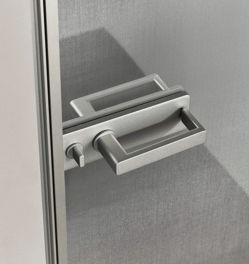 Структура, цвет 304 platino, стекло, цвет 60 rete alluminio