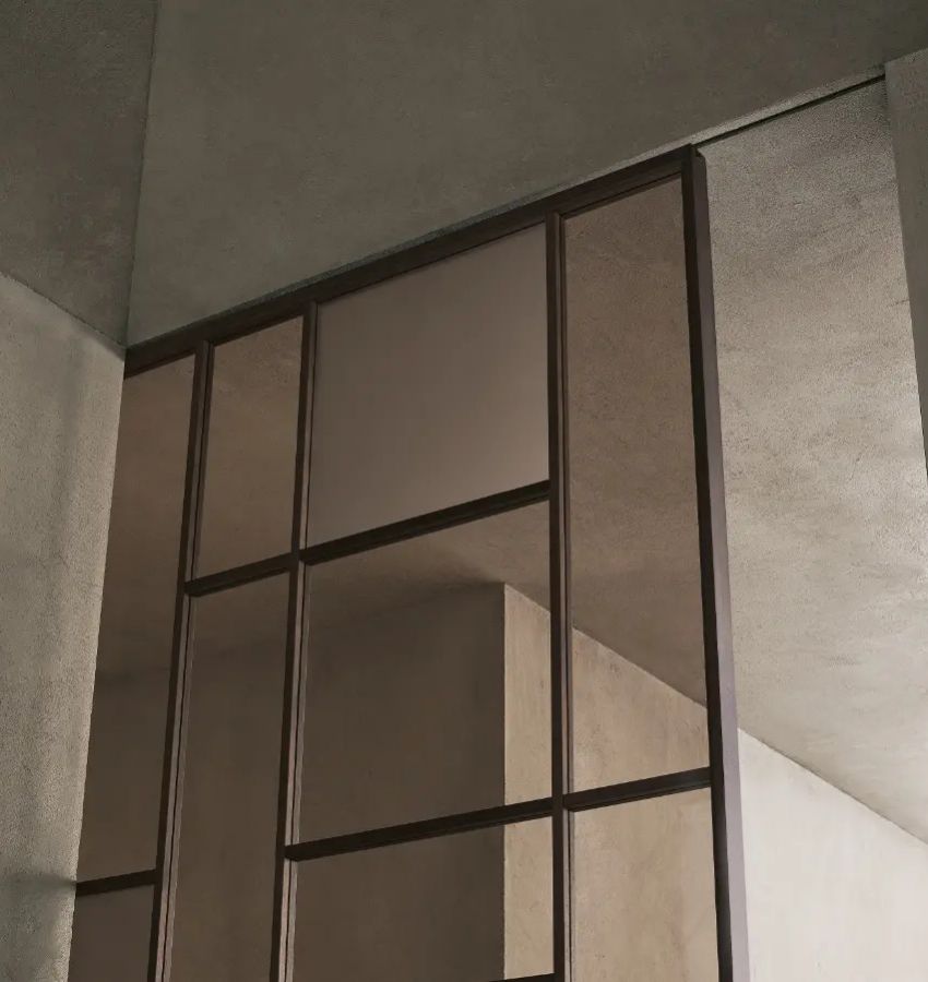 Структура 19 rovere termotrattato, стекло O2 acidato