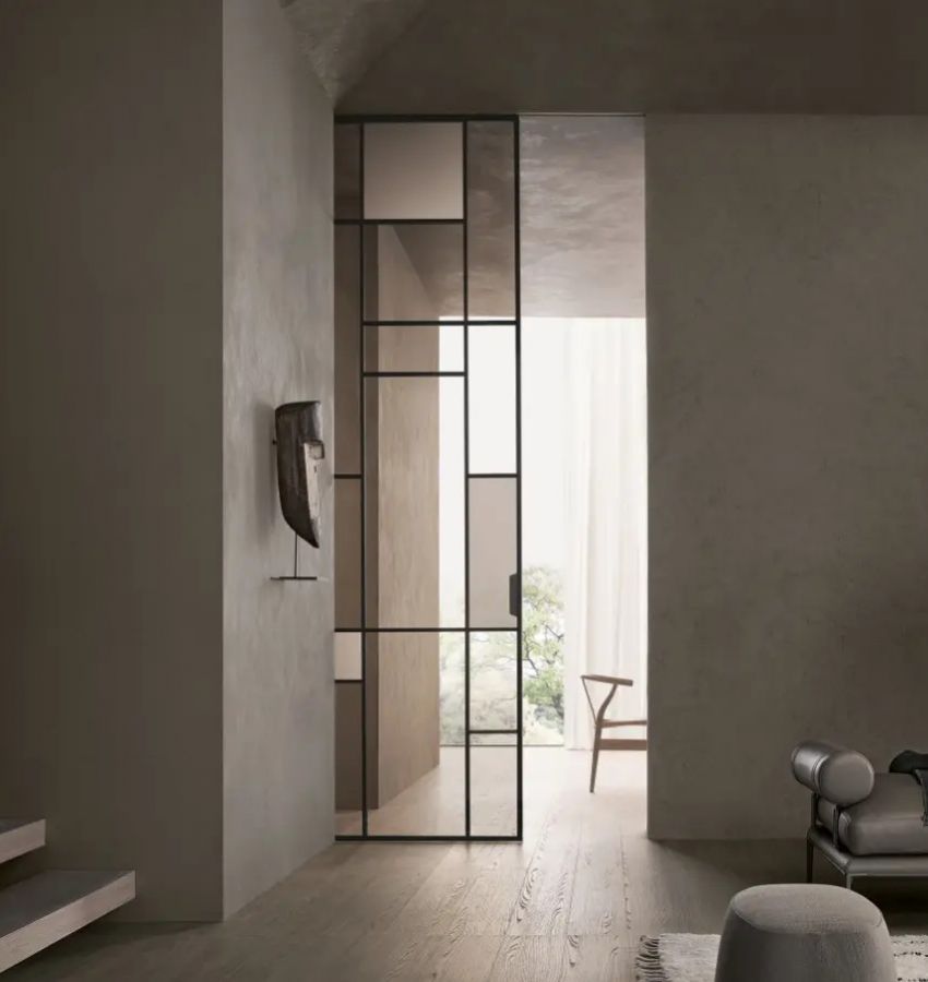 структура 19 термообработанный дуб, ручка 302 графит, стекло 65 бронза прозрачная, 04 бронза травленая.