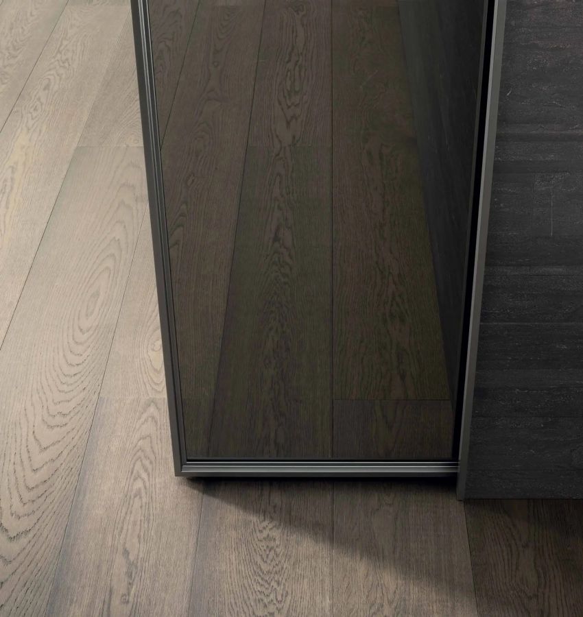 Структура и ручка - цвет 14 brown, стекло, цвет 63 grigio trasparente