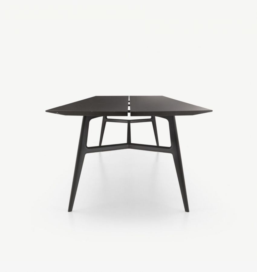 Структура, цвет 13 nero, топ - мрамор, цвет - 181 nero marquinia. Ш 3000 В 759 Г 1040