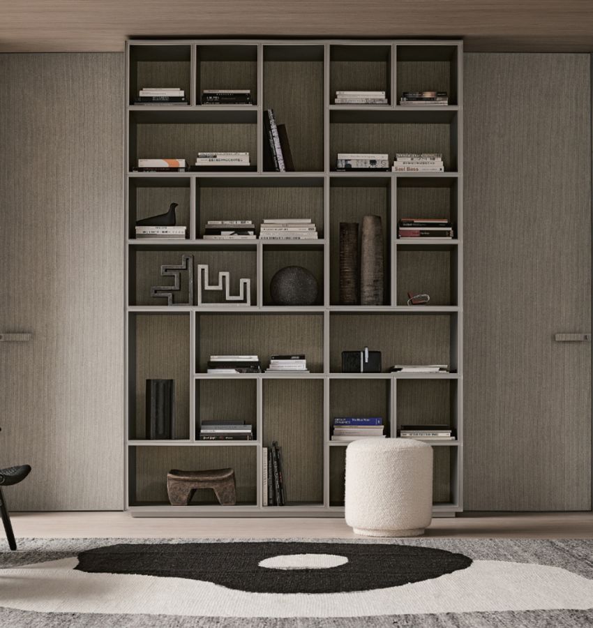 Структура 304 платина, спинка из литеха G004 полосатый серый